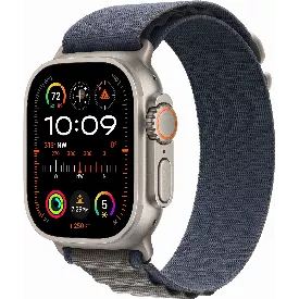 Смарт-часы Apple Watch Ultra 2, 49 мм Titanium Case with Blue Alpine Loop - L